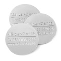 Magnetic discs, magnetised stainless steel, 100 pcs