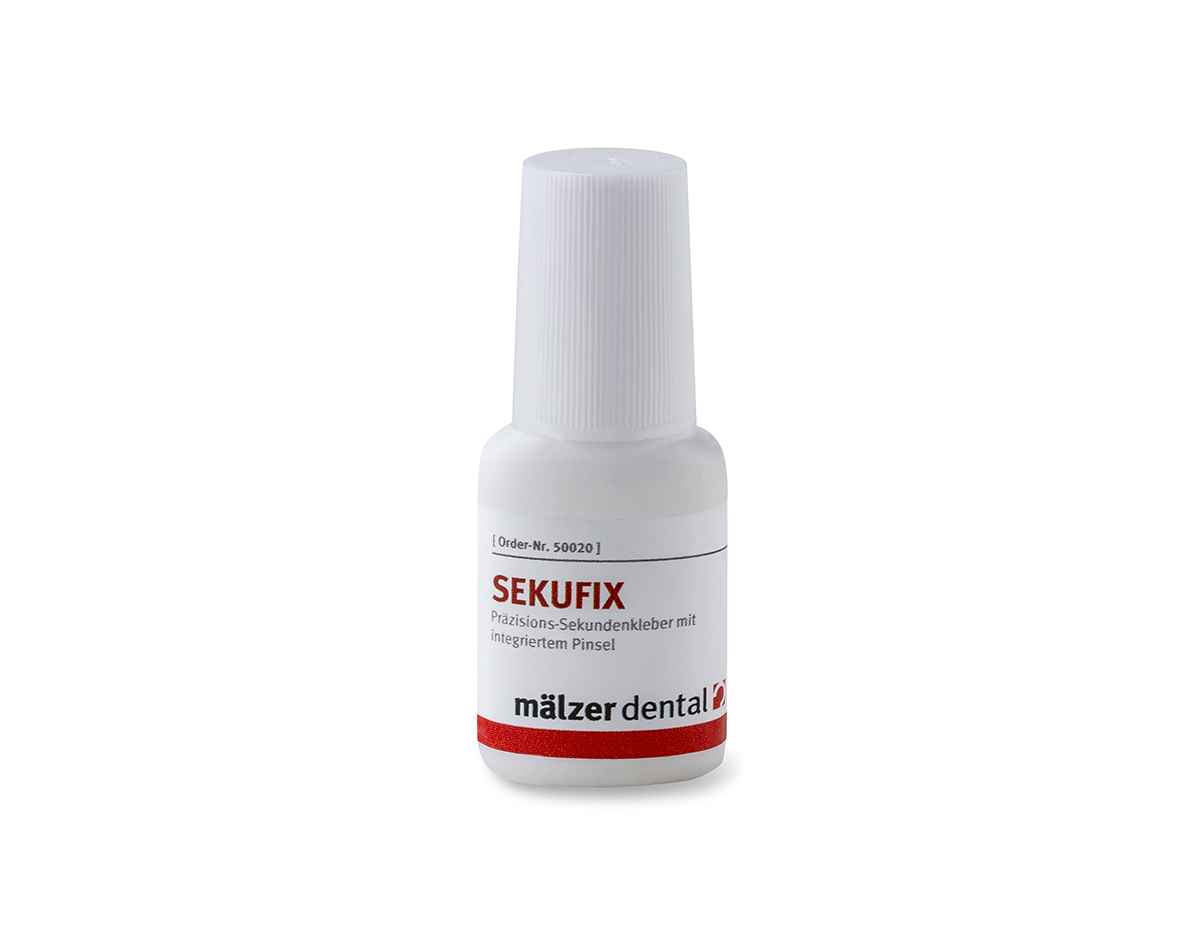 Sekufix Sekundenkleber in der Pinselflasche