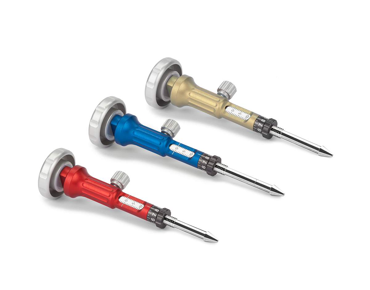 Microverstellbares Frontzahnführungsstift-Set